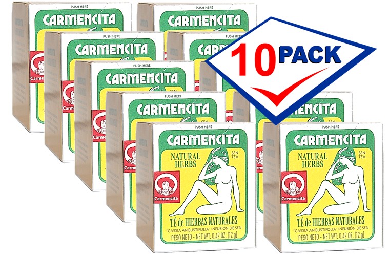 Carmencita Natural Herbs Tea. 100 Bags 1.5 Grs